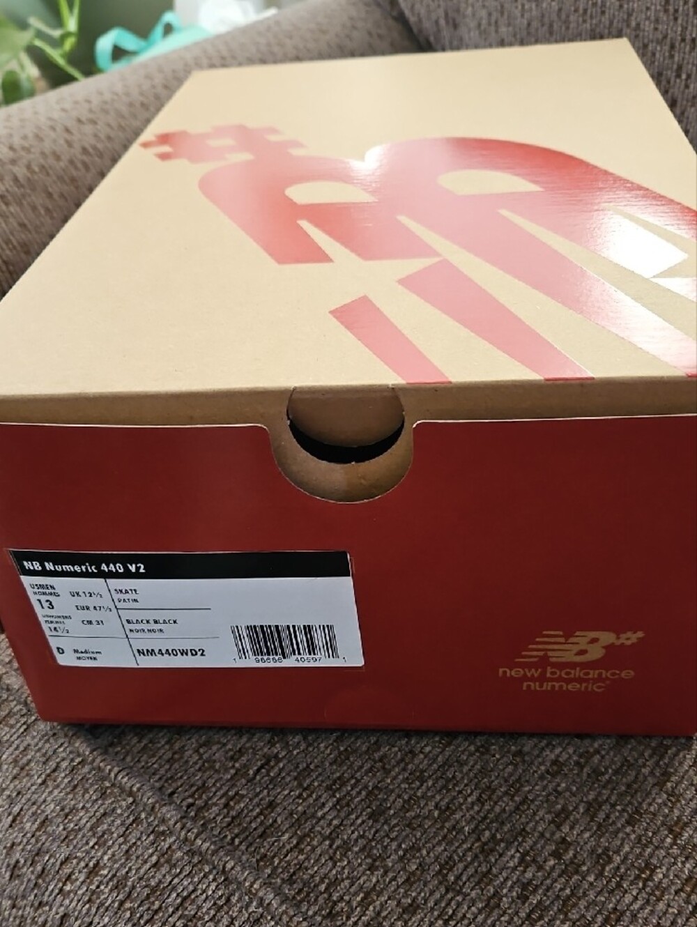 New Balance 440 Men's Black Suede Sneakers Size 13 - Picture 13 of 13